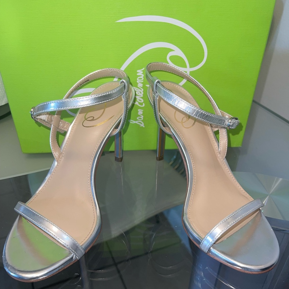 Sam Edelman silver heels.